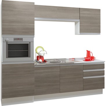Cozinha Completa Cocci - Branco com Cilégio - 5 módulos